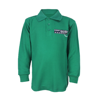 Long Sleeve Polo Shirt - Jade
