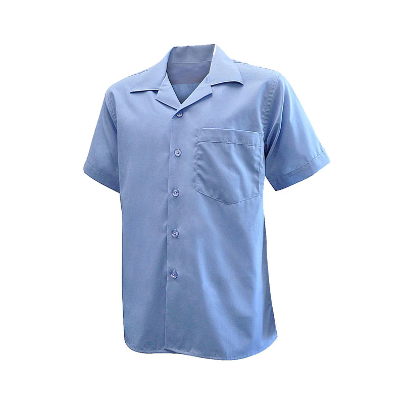 Short Sleeve Shirt - Lay Back Collar