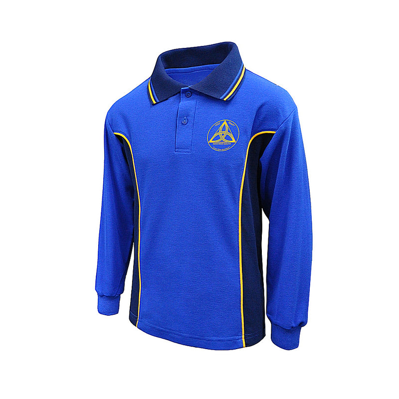 Long Sleeve Polo Shirt - Royal