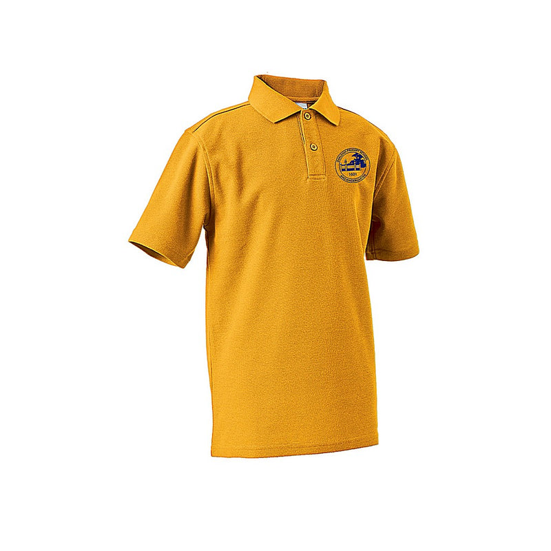 Short Sleeve Polo Shirt - Gold