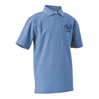 Short Sleeve Polo Shirt - Sky **DISCONTINUED COLOUR**