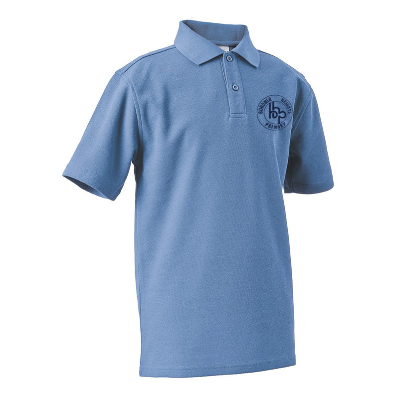 Short Sleeve Polo Shirt - Sky **DISCONTINUED COLOUR**